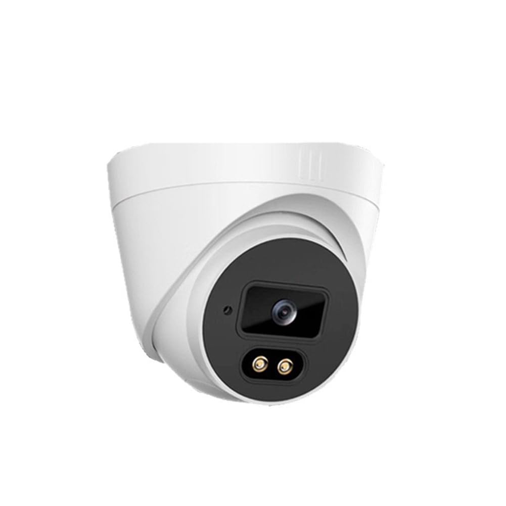 Hndhbfgrt As Shown Ai Powered 8Mp Poe Ip Camera Cctv 265 Dual Light Built-In Mic/Ntp/Dhcp Support Radiator Night Vision 3.6Mm