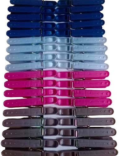 RANASONS 36 MULTI-COLOUR Clothes Pegs Line Washing Plastic Strong Laundry Airer Clips Grip Dry Garden