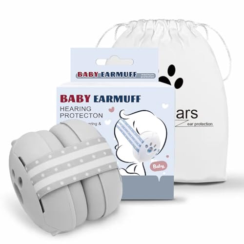 Générique Écouteurs antibruit pour bébé 2-en-1 Ensemble de protection des oreilles pour bébé, essentiel pour les voyages en plein air