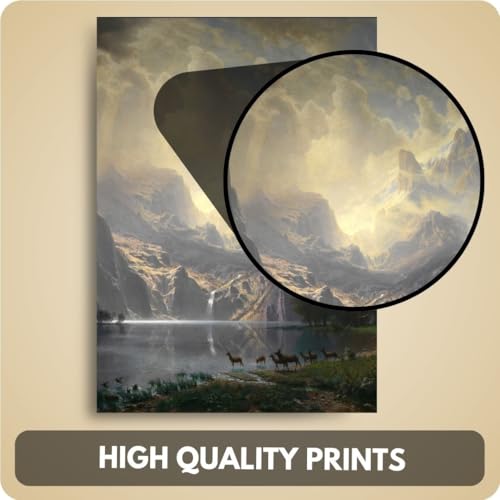 Image of Set of 40 Vintage Landscape Art Prints - Aesthetic Gallery Wall Kit (15x10 cm Each) | Retro Nature Painting Postcards | European Landscape Posters for Wall Decor | Cottagecore Art for Room, Study, Living Room