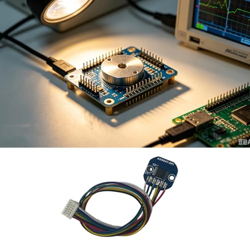 Módulo de sensores giratorios digitales AS5047P SPI de 14 bits para motor BLDC 2