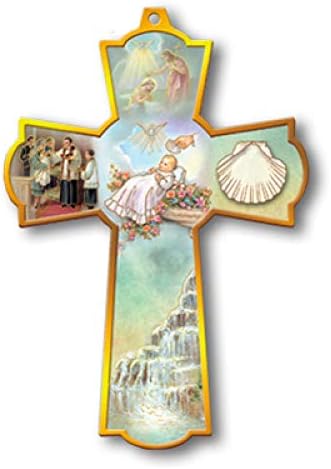 Generic Religious & Catholic Patron Saint Wall Cross CROSSION 8.25" Wall Art