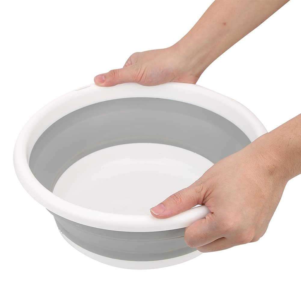 Yitre Fishing Bait Basin, Foldable Bait Basin, 1PCS 344g Plastic for Travel SeaFresh Fishing Restaurant Home Fishing Lover