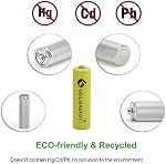 12 Pack Solar Light AA Rechargeable Batteries Ni-CD 800mAh,NiCd AA Rechargeable Batteries for Solar Lights Solar Lamp