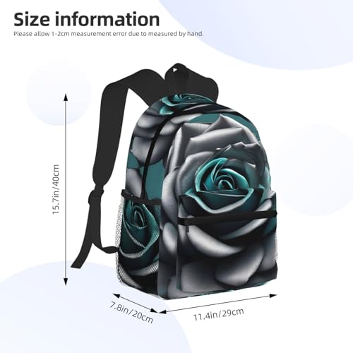 Sac à dos léger noir avec poches multiples ergonomiques taille unique - 4