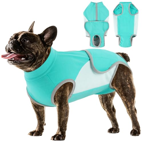 Image of IDOMIK Dog Surgery Recovery Suit for Spay Neuter, E-Collar Cone Alternative | Easy to Wear, Breathable & Protective, Adjustable Dog Onesie for Small Medium Large Dogs, Anti Licking Abdominal Wounds
