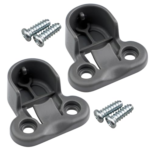 KOMPLEMENT 130627 Clothes Rail Suitable as Replacement Part for IKEA PAX Clothes Rail Holder (Pack of 2)