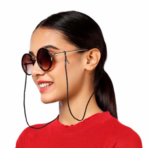Image of Unisex Spec Holder Hook & Loop Anit Slip Eyewear Lanyard Fabric Strap Chain