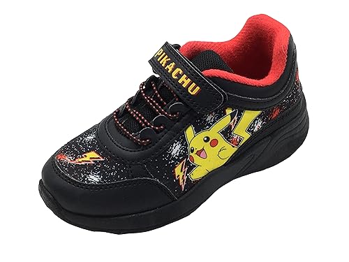 Pokémon Baskets pour garçons ou Filles, Noires, Taille 1 UK, 33 EU