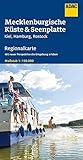  ADAC Regionalkarte Deutschland Blatt 2 Mecklenburgische Küste u.: Seenplatte ,Kiel, Hamburg, Rostock 1:150 000 (ADAC Regionalkarten 1:150.000)
