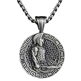 ▼ El colgante de guerrero espartano está inspirado en la cultura espartana y la antigua Grecia.