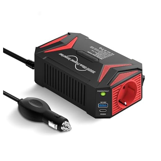 Reiner Sinus wechselrichter 12v auf 230v/BESTEK 300W stromwandler 12 auf 230/steckdose Auto Adapter/Auto wechselrichter,Inverter,inkl. Kfz Zigarettenanzünder Stecker