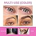 Korean Lash & Brow Color Kit – Temporary Eyelash & Eyebrow Color, Dark Brown, Naturally Fades Within 1-2 Weeks, Gentle Vitamin C Formula