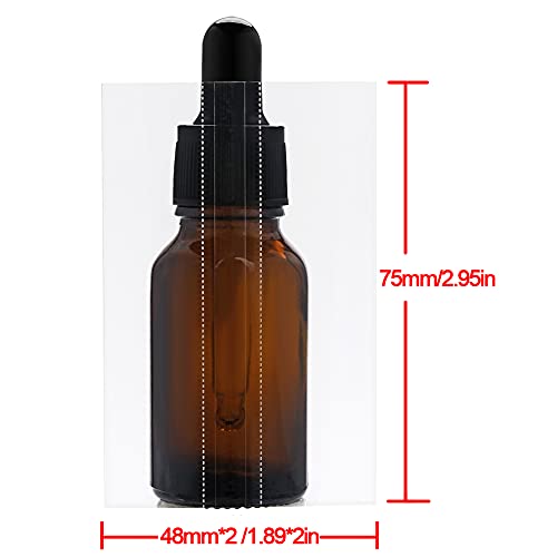 Image of 200Pcs Heat Shrink Wrap for Glass Bottles 10ml 15ml 30ml 50ml, Clear Shrink Wrap /Shrink Wrap Film (For 15ml Glass Bottle) (Pack of 2)