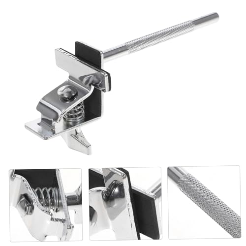 Hemoton soporte extensible para cencerro de batería, accesorio multiusos para set de percusión con diseño de superficie lisa, fácil de instalar miniatura 7