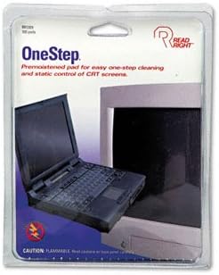 Read Right OneStep Screen Cleaner PAD,ONE-STEP, TERMINAL J15200YEL (Pack of5)