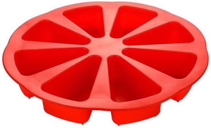 Cake Mold Silicone Bakeware Baking Food Mold 8 Pieces Scone Cake Home Baking Reusable Mold Baking Pan/125 (Color : Green) (Red)