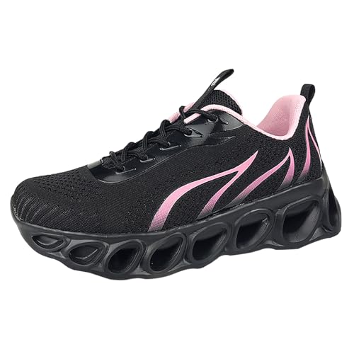 Generisch Zapatillas deportivas para hombre, antideslizantes, con cordones, de malla, transpirables, para caminar, correr, correr, correr, correr, correr, correr, correr, correr, correr, correr
