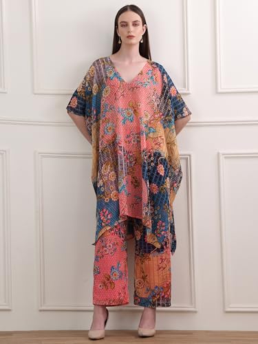 Image of PURVAJA Women's Maxi Co-Ords (Razy-019-020)