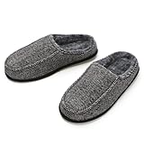 cosyone1997 Men's Slippers with Memory Foam, House Shoes for Men Indoor Outdoor, Non-Slip House Slippers Moccasin Style, Size 8-9