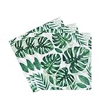 40 PCS Servilletas de Cumpleaños Verde, 33 x 33 cm Servilletas de Eucalipto Servilleta de Color Verde Salvia para Baby Shower Cumpleaños Fiestas Decoración de Mesa para Niños Hombres y Mujeres
