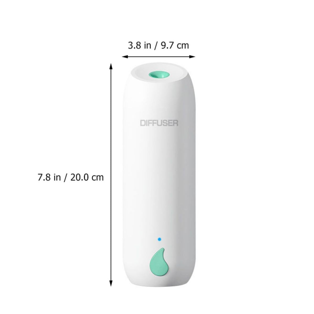 Diffusore di Aromi Automatico Timer, 1 Pezzo, Verde | Pp, Capacità 800ma, Portatile, per Casa e Camera da Letto, Elimina gli Odori