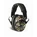 GSM Outdoors GWP-FPM1-CMO Walkers Game Ear Pro-Low Profile Folding Muff in Mossy Oak, Camouflage