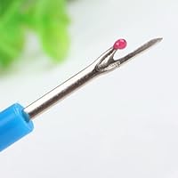 Vista 6 de 4 piezas de mango de plástico reutilizable para manualidades, cortador de hilo de costura, herramienta de costura para quitar puntadas, cortador