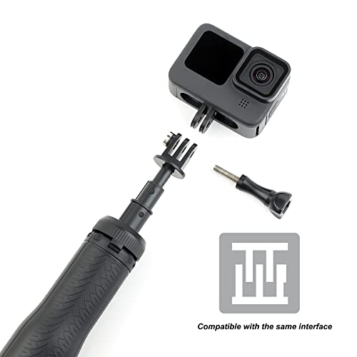 Gepuly Waterproof Selfie Stick Floating Hand Grip Tripod For Gopro Hero 11 10 9 8 7 6 5 4 3 2, Fusion, Max, Most Action Cameras - Used As A Floating Tripod, Hand Grip, Selfie Stick, Tripod Stand #TOP6