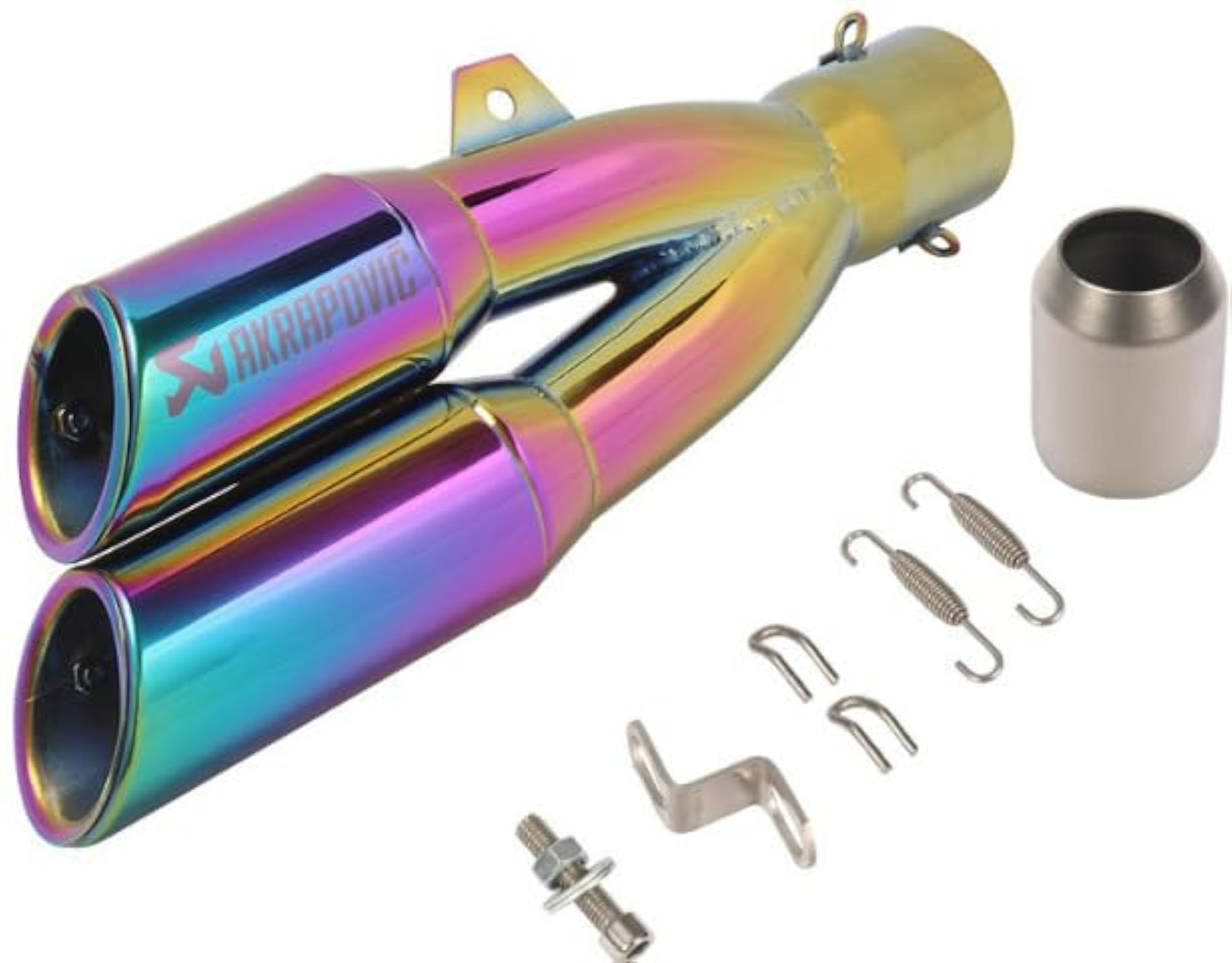 Akrapovic Double Barrel Exhaust Muffler Pipe