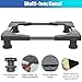 Mini Fridge Stand with 4 Strong Feet, Universal Refrigerator Stand Riser Adjustable Dryer Pedestals, Multi-functional Dishwasher Machine Base for Small Appliance, 3.5
