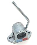 leisure MART Trailer jockey wheel 42mm cast steel heavy duty clamp Pt no. LMX1091