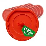 Putzausgleichsring 60 mm – Ausgleichsring für Unterputzdosen und Hohlwanddosen – Kunststoffring für Gerätedosen (50 x Signaldeckel - 60 mm)