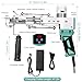 zowwfast Rug Tufting Gun Starter Kit with Carpet Trimmer, 2 in 1 Cut Pile Loop Pile Rug Tufting Kit, Non-Slip Grip Carpet Tufting Gun Kit with Digital Screen Controls Speed, Rug Maker Machine& Cloth