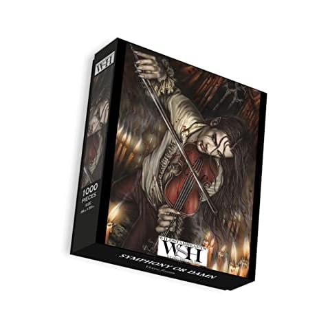 Symphony or Damn 1000 Piece Jigsaw Puzzles for Adults, Gothic Romantic Dark Fantasy Puzzle (Includes Poster Puzzle Guide) Cover
