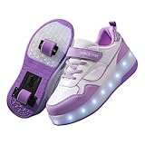 【Multifonctionnel deux en un】Cette paire de chaussures combine les fonctions de chaussures de sport et de patins à roulettes pour répondre aux besoins des enfants dans différents scénarios.