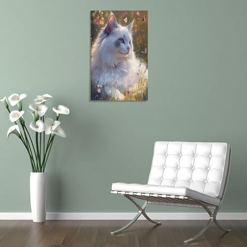 Décoration murale image sur toile Ragdoll affiche salon 30x45cm