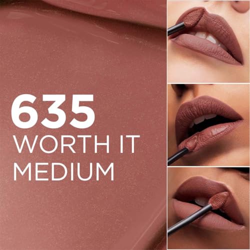 Image of L'Oreal Paris Infallible Matte Resistance Lipstick, 635 Worth It Medium (Pack of 2)