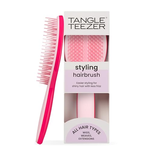Tangle Teezer - Escova de cabelo para finalização The Ultimate Styler para todos os tipos de cabelo, úmido e seco. Cor: Rosa