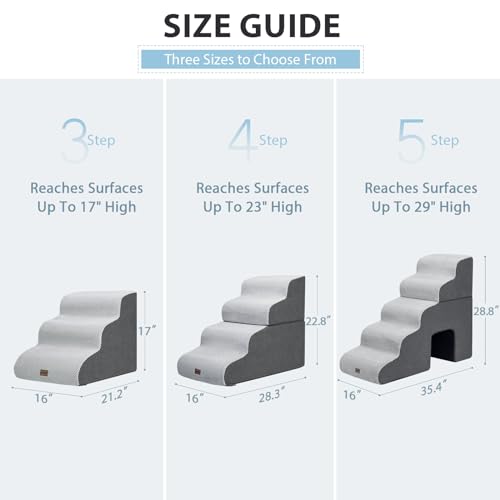 Garnpet US23DS01G1FI Dog Stairs For High Beds With Tunnel, 5-Step Dog Steps thumb #7