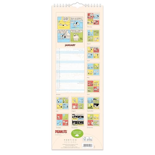 2026 Peanuts Slim Wall Calendar - Image 4