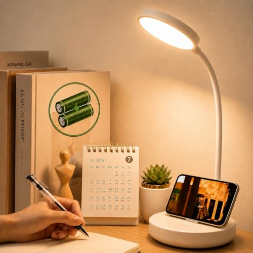 SaleOn 2400mAh Battery Rechargeable LED Desk Lamp with USB Type-C...