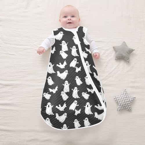 Image of vvfelixl Bright Funny Dinosaurs Baby Sleeping Bag Sleep Sack,Baby Wearable Blanket Sleep Suit for 0-6 Months