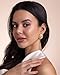 18K gold plated Knot Interlock Textured Chunky Statement Stud Earrings for Women by SNGIA, Round Button Twist Spiral Handmade Trendy Summer Studs Jewelry Gifts, Big Formal Swirl Thick Beachy Geometric Fashion Drop Accessories, Vintage Twisted Circle Nickle Free Floral Dangling Earrings.
