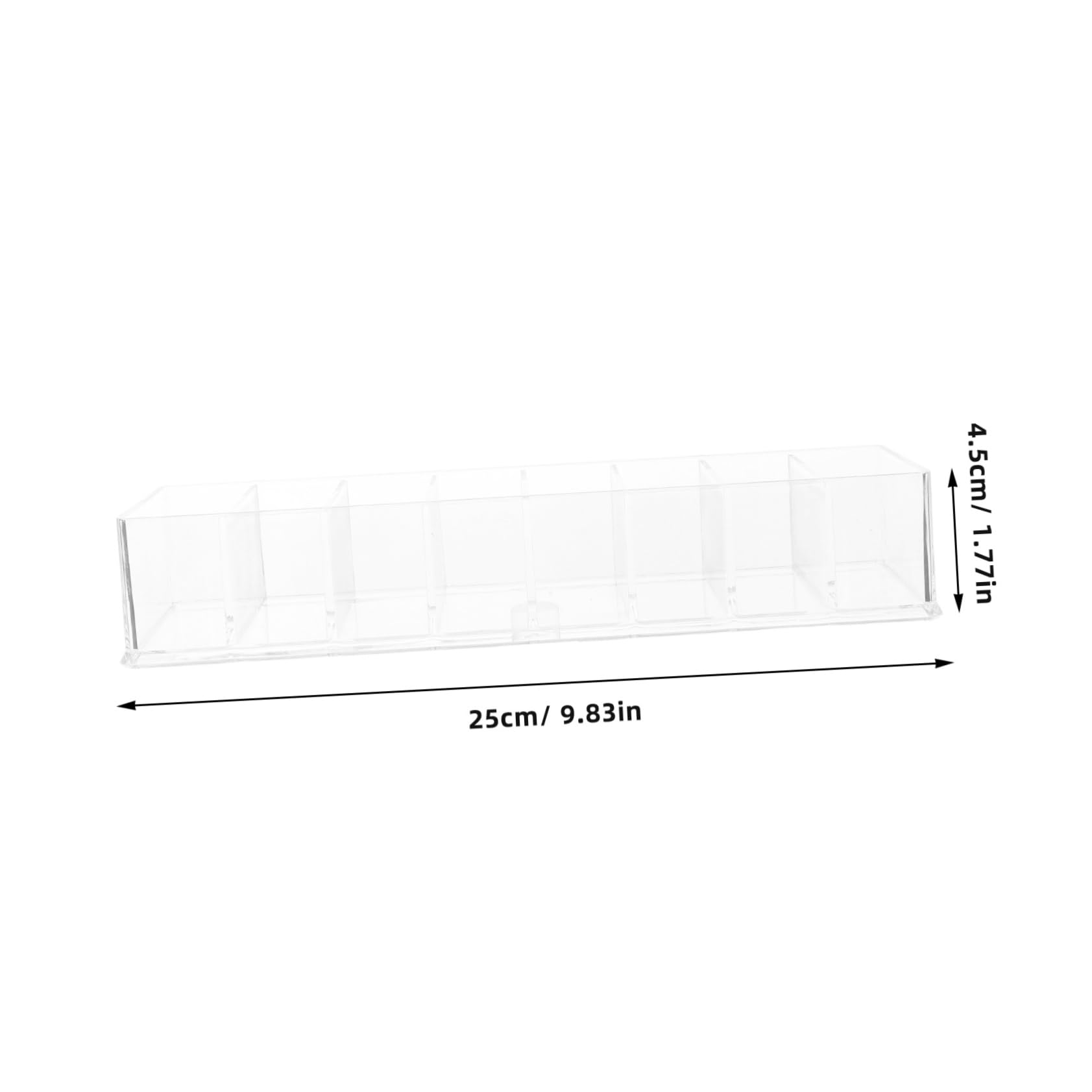 Cabilock 2pcs Acrylic Tea Bag Storage Organizer Clear Divided Holder for Easy Access Kitchen Countertop Cabinet Pantry Space Efficient Tea Packet Box for Freshness Preservation