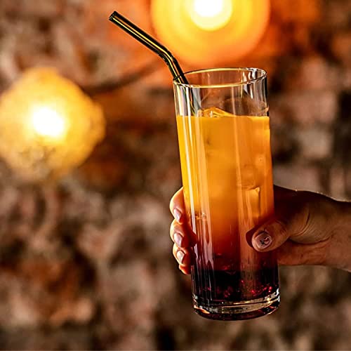 Krosno Tall Water Juice Drinking Glasses | Set Of 6 | 16.9 Oz | Balance Collection | Highball & Tumbler Crystal Glass | Perfect For Home, Restaurants And Parties | Dishwasher Safe #TOP2