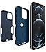 OtterBox iPhone 12 & iPhone 12 Pro Commuter Series Case - Bespoke Way (Blazer Blue/Stormy SEAS Blue), Slim & Tough, Pocket-Friendly, with Port Protection