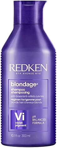 Redken Color Extend Blondage Color Depositing Purple Shampoo | For Blonde Hair | Neutralizes Brassy Tones In Blonde Hair | With Salicylic Acid | 10.1 Fl Oz (Pack of 1)