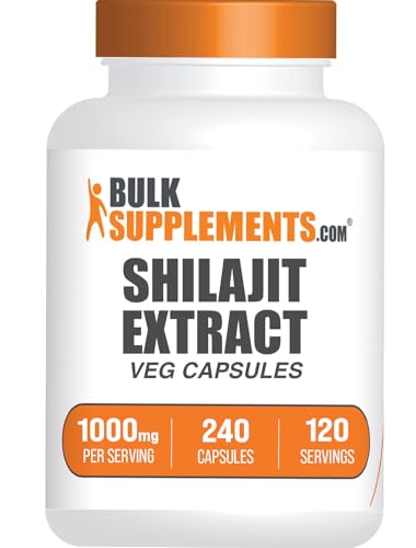 BulkSupplements.com Shilajit Capsules - Fulvic Acid Supplement, Shilajit Extract, Shilajit...