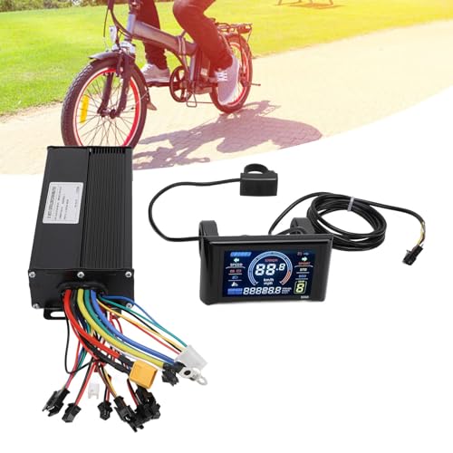 36V 48V 52V Motor do Controlador de Ciclo Elétrico, Controlador Sem Escova com Tela Colorida S966 Pl